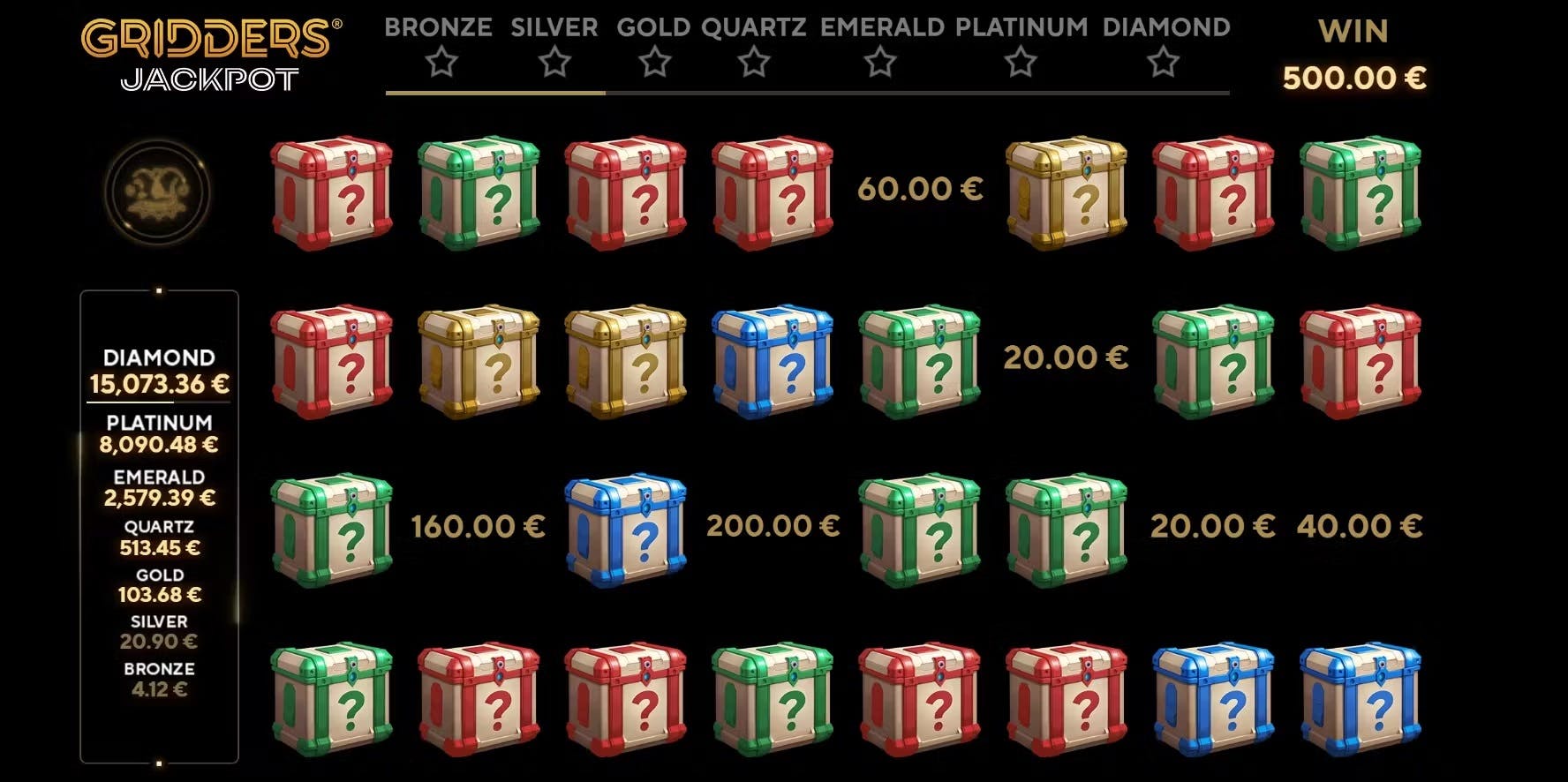 Gaming1 Gridders jackpot 
