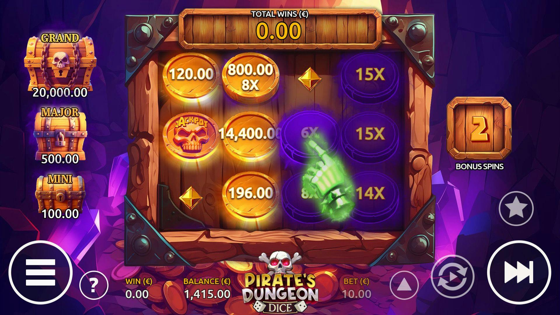 Heading for Treasure with Pirate Dungeon Dice