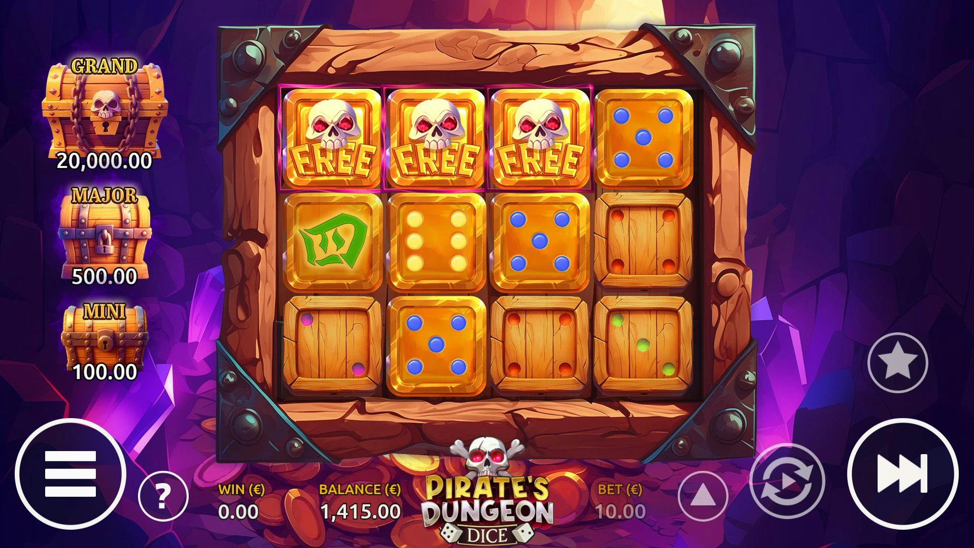 Heading for Treasure with Pirate Dungeon Dice