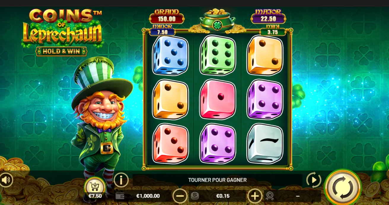 Coins Of Leprechaun, chasse aux trésors celtiques avec Betsoft