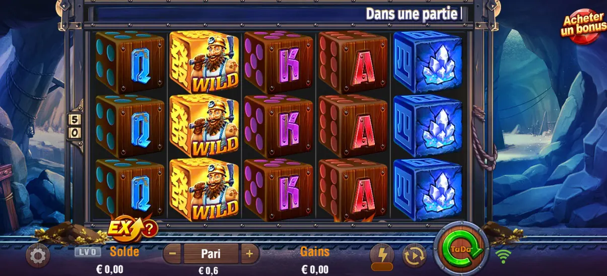 Gold Rush Dice, start the gold quest
