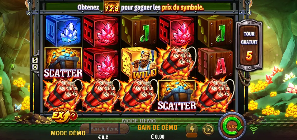 Gold Rush Dice, start the gold quest
