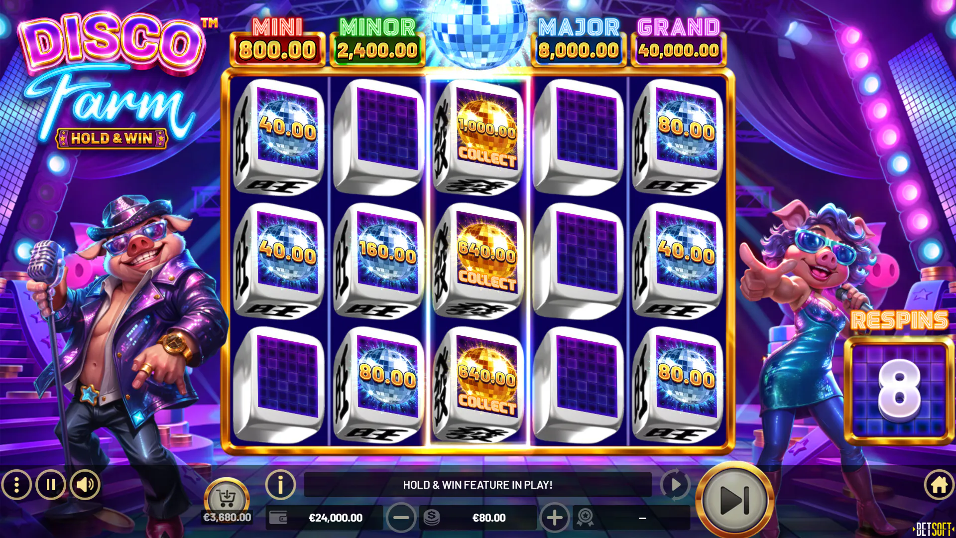 Tem de dansvloer op Disco Farm