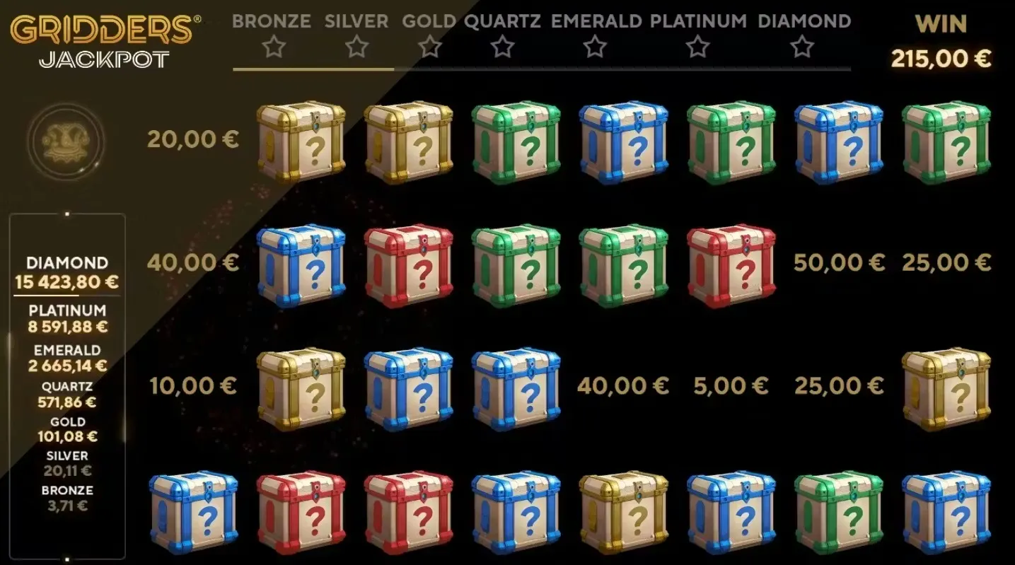 Gaming1 Gridders Jackpot Feature LuckyGames