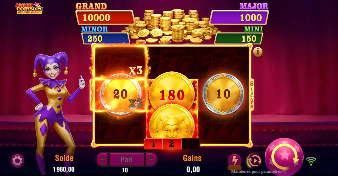 Joker Coins Dice: Verzamel de bonusmunten