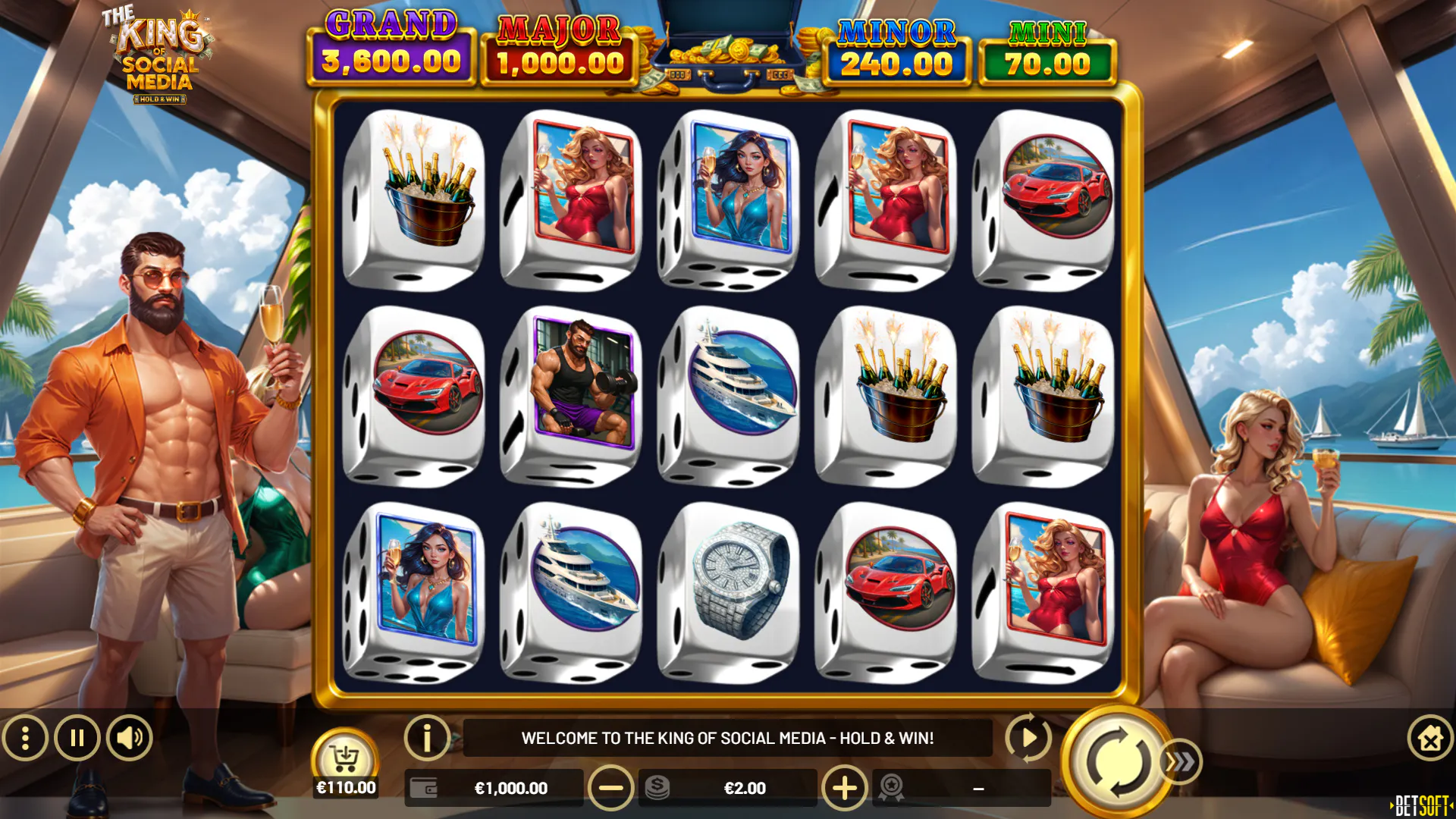 King of Social Media Dice: Become #1 of social media