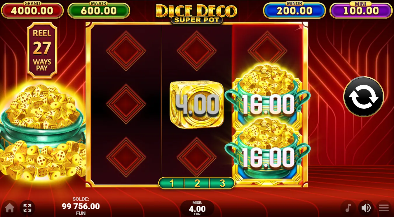 Dice Deco Super Pot en de geweldige schatten