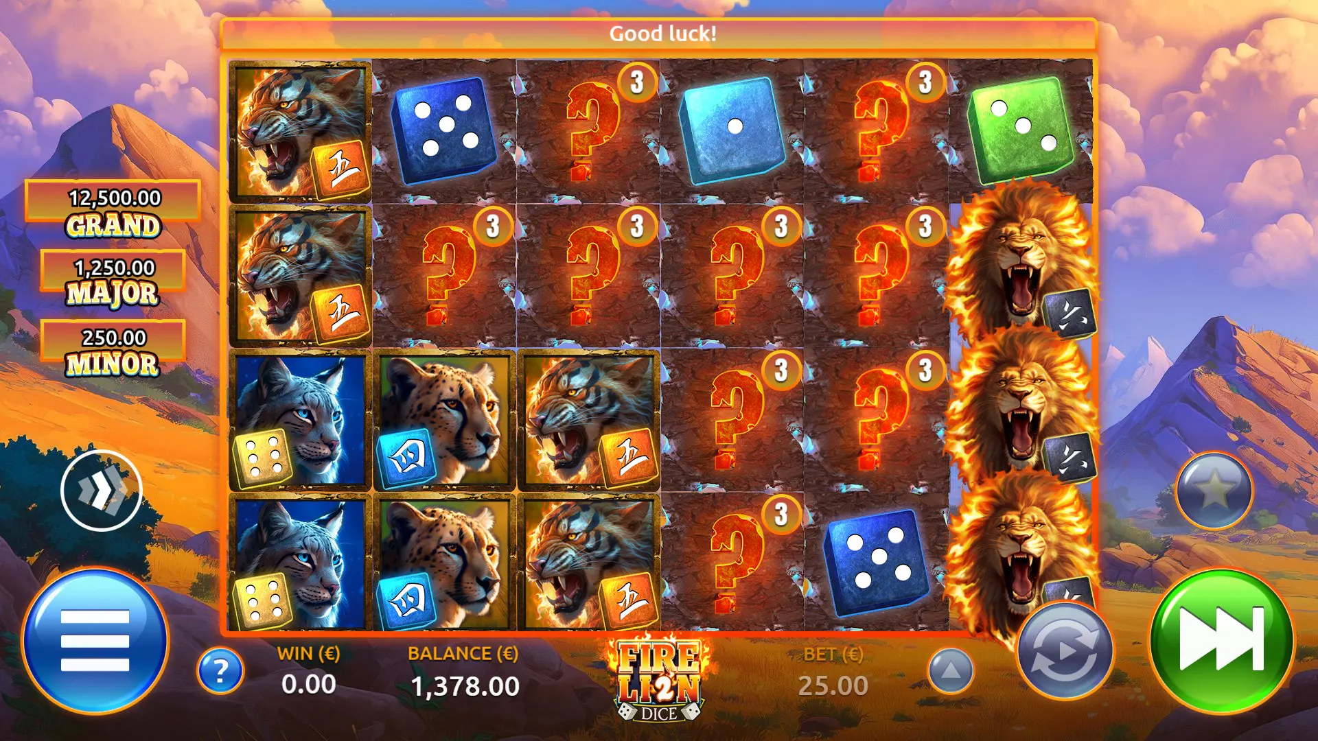Fire Lion 2 Dice: Roar to victory!
