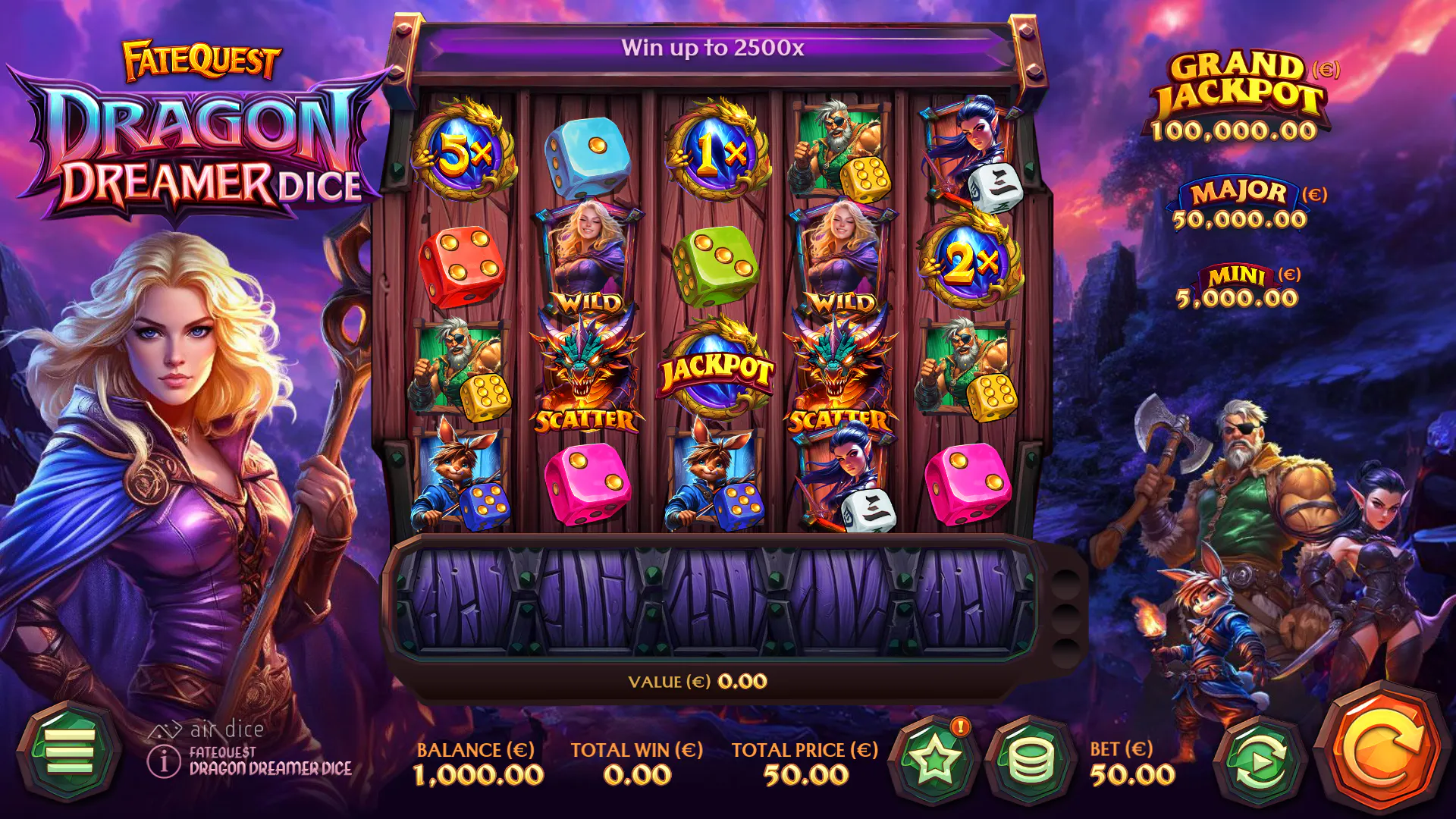 Univers fantastique dans Fatequest : Dragon Dreamer Dice