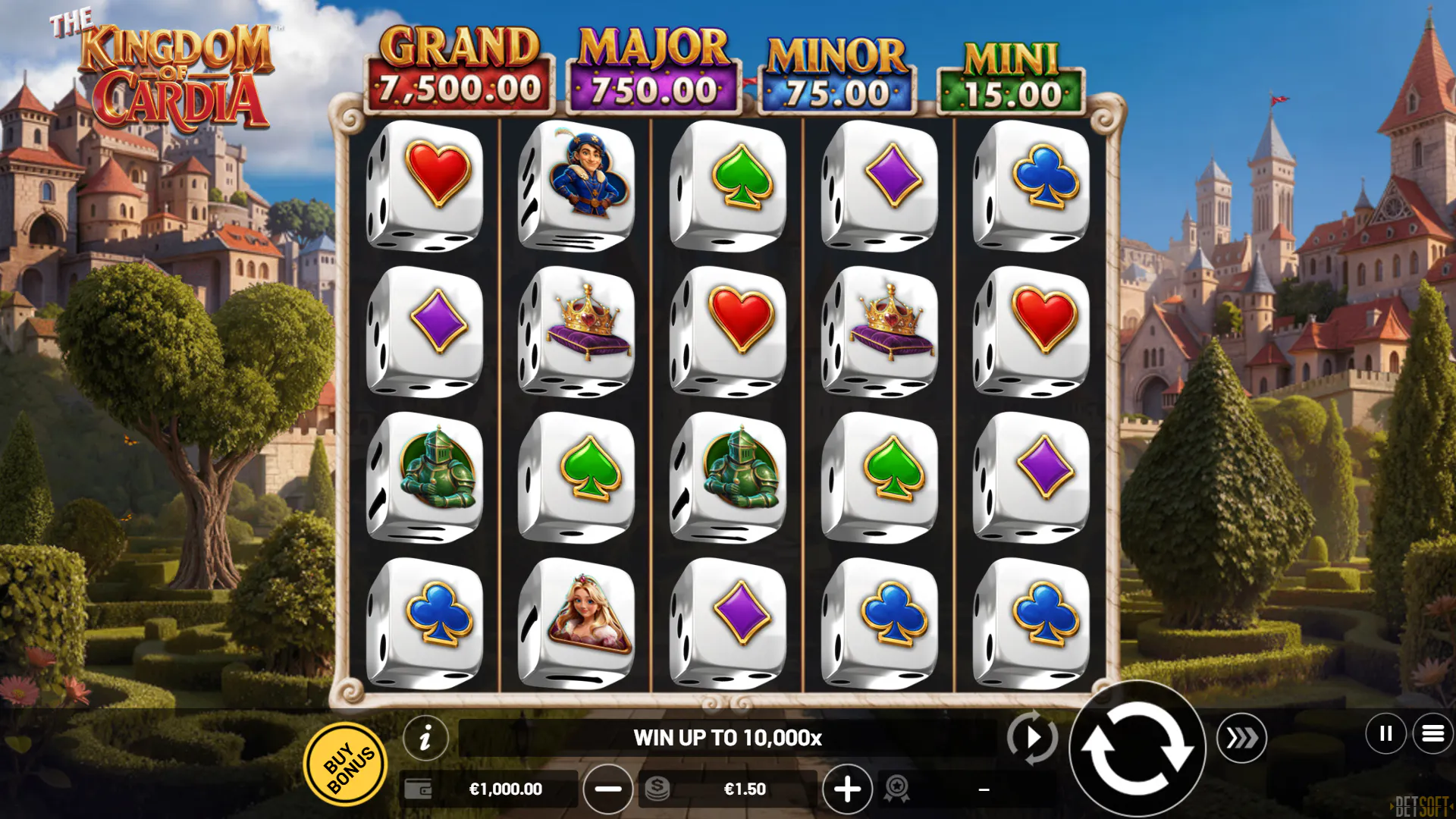 The Kingdom of Cardia Dice : Entrez dans le Royaume Sacré