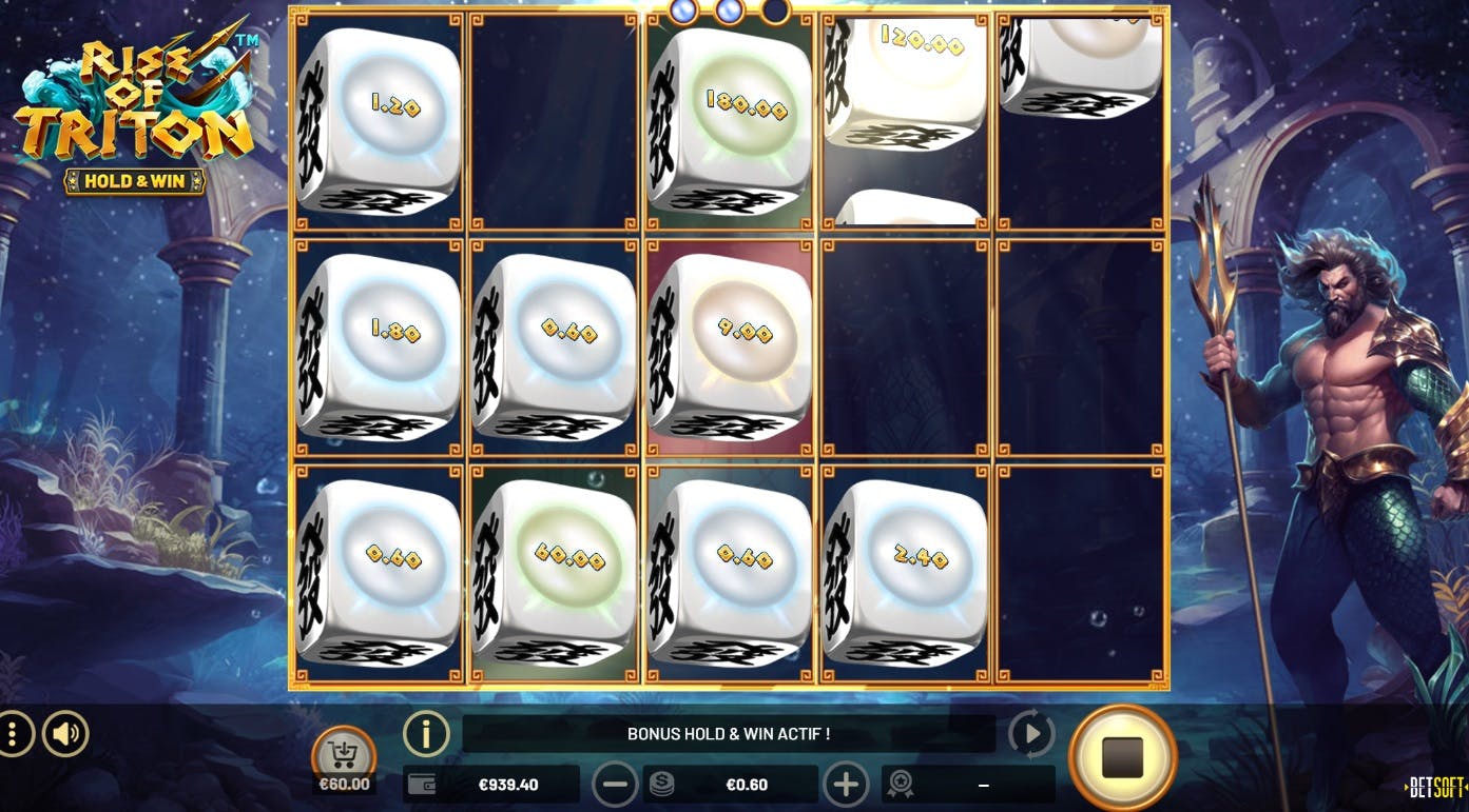 Betsoft Rise of Triton new dice slot game