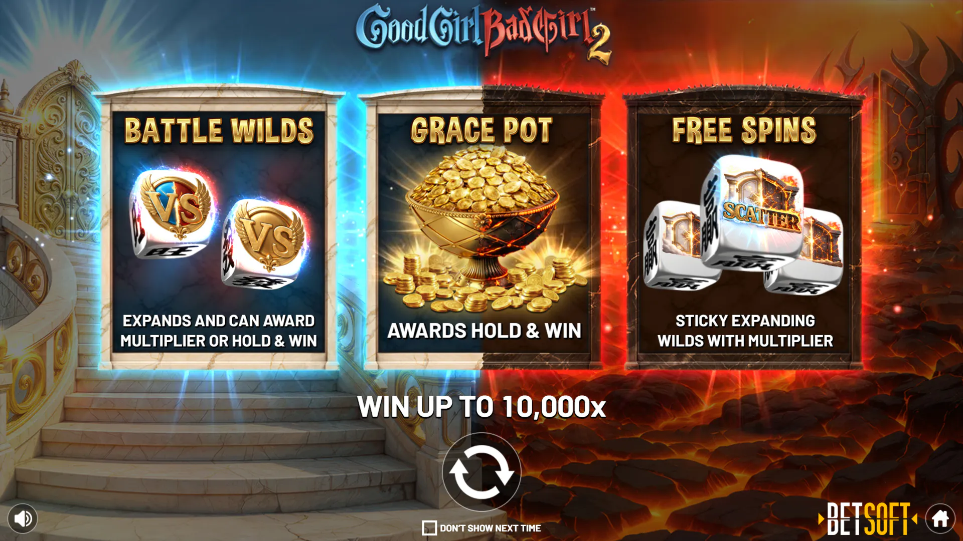 Choose your side on Good Girl Bad Girl 2 Dice