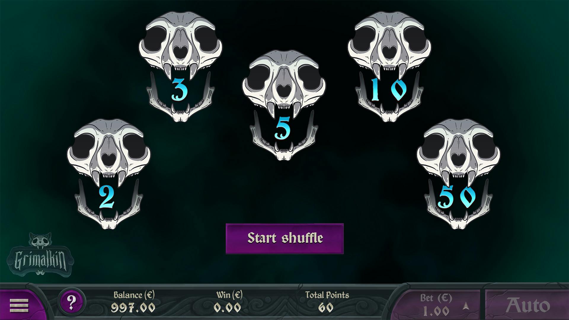 Airdice Grimalkin jeu de dés