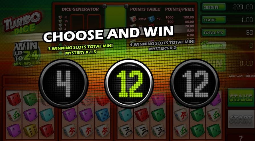 Gaming1 Turbo Dice extreme dice game