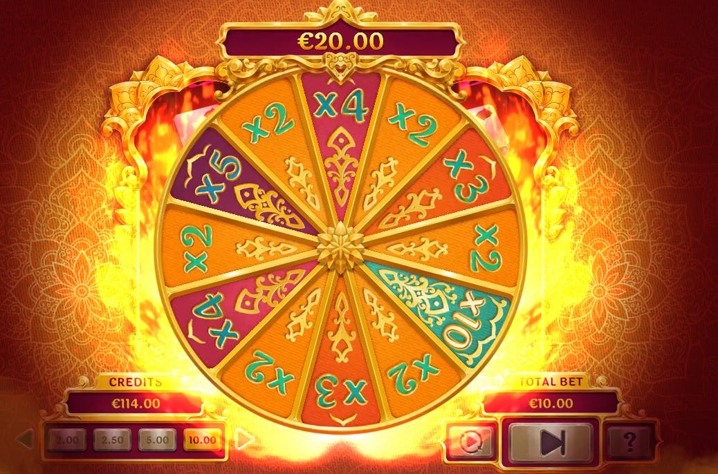 Fire Fakir nouveau jeu diceslot Gaming1