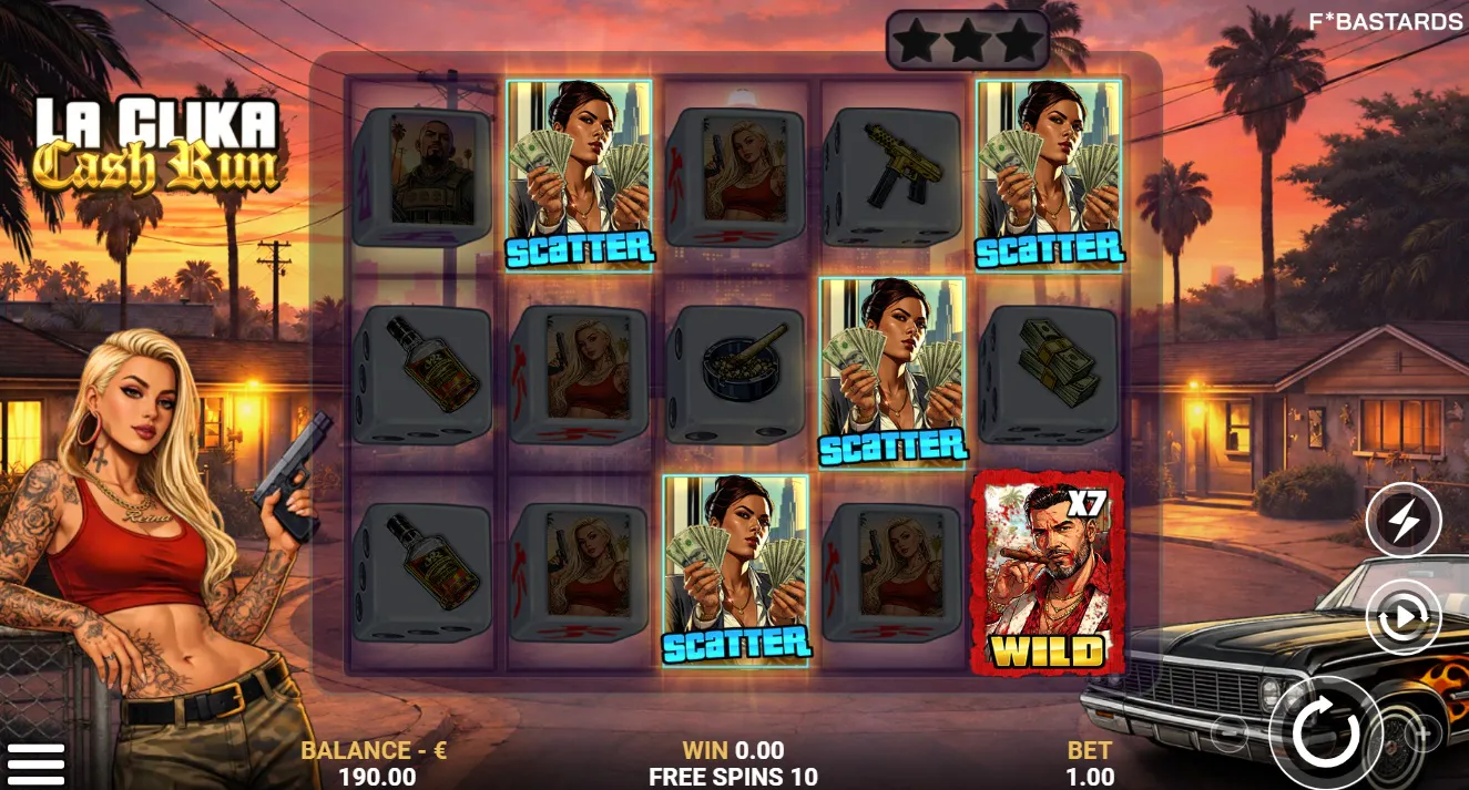 La Clika: Cash Run Dice – The gangster dice slot from F*Bastards at Lucky Games