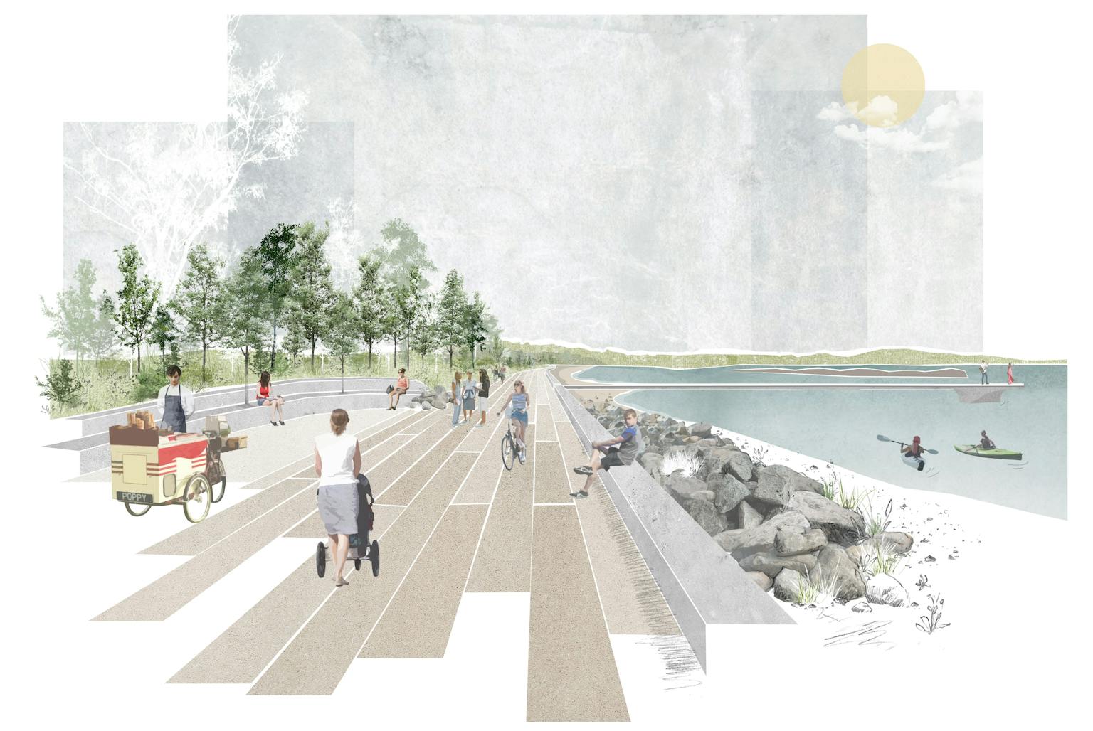 Granton Waterfront illustration