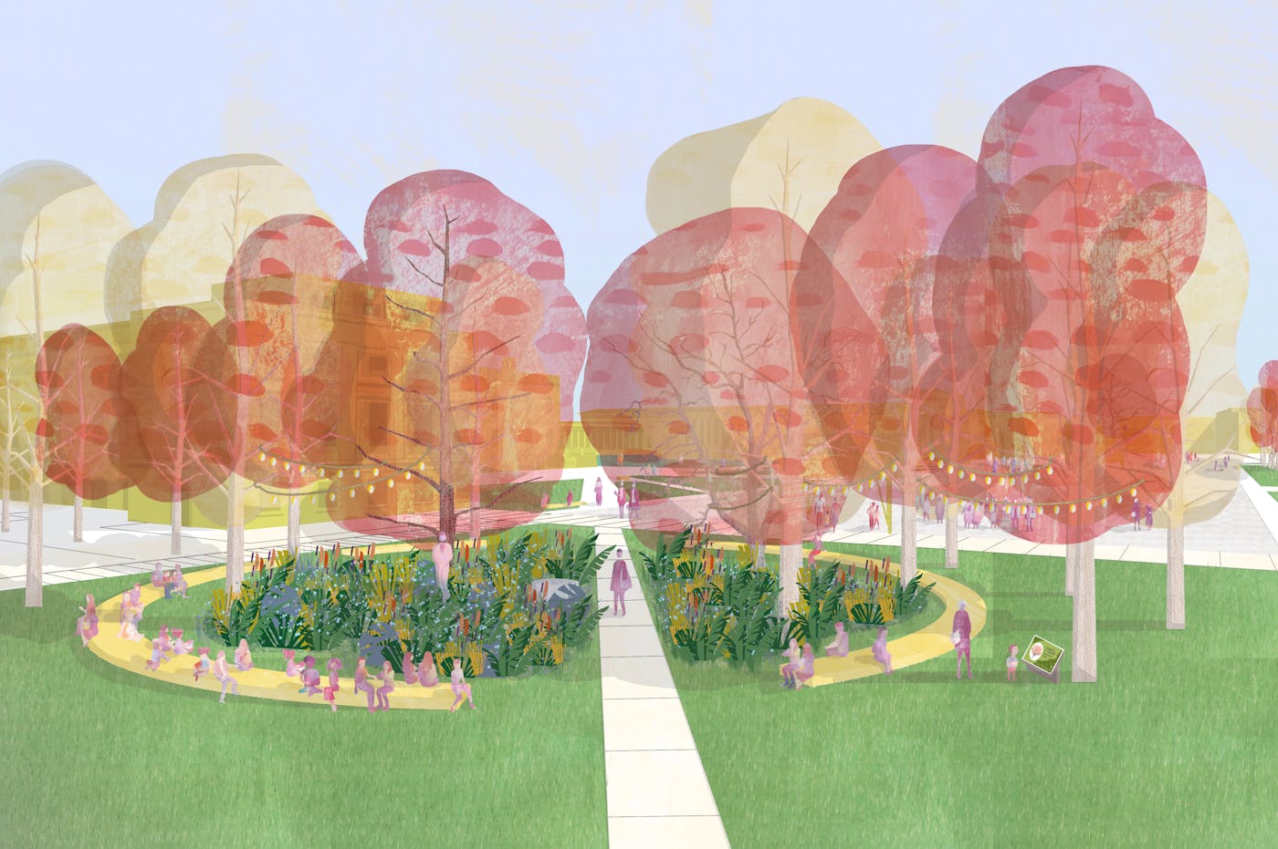 Illustration of the site at Royal Museums Greenwich