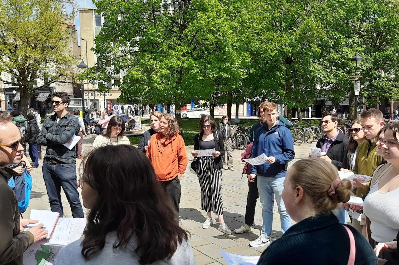 Group of people outside