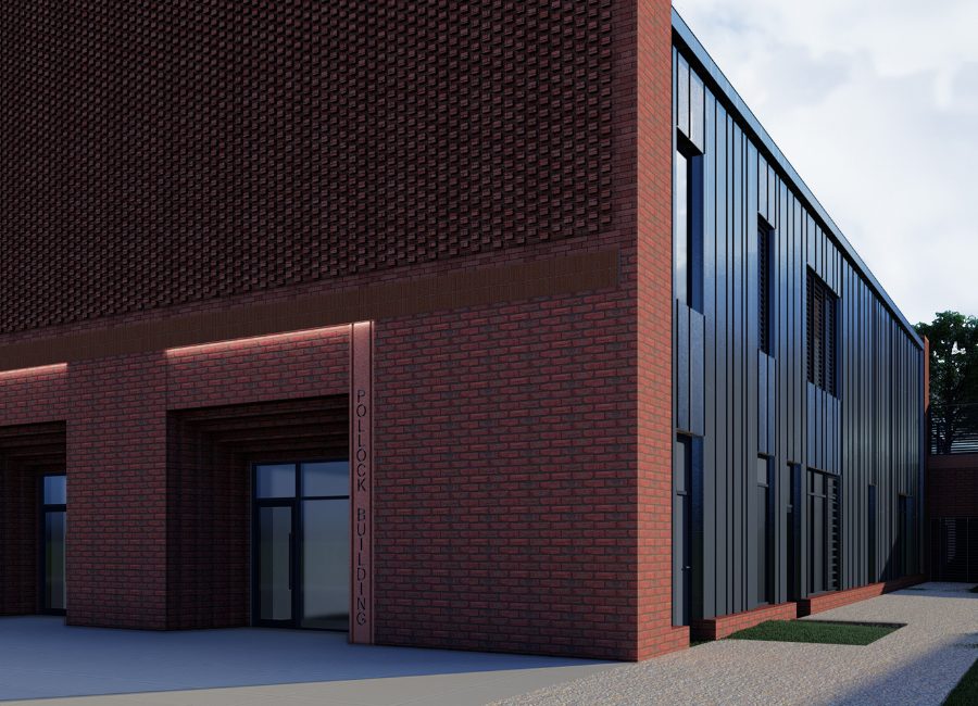 Building with brick wall