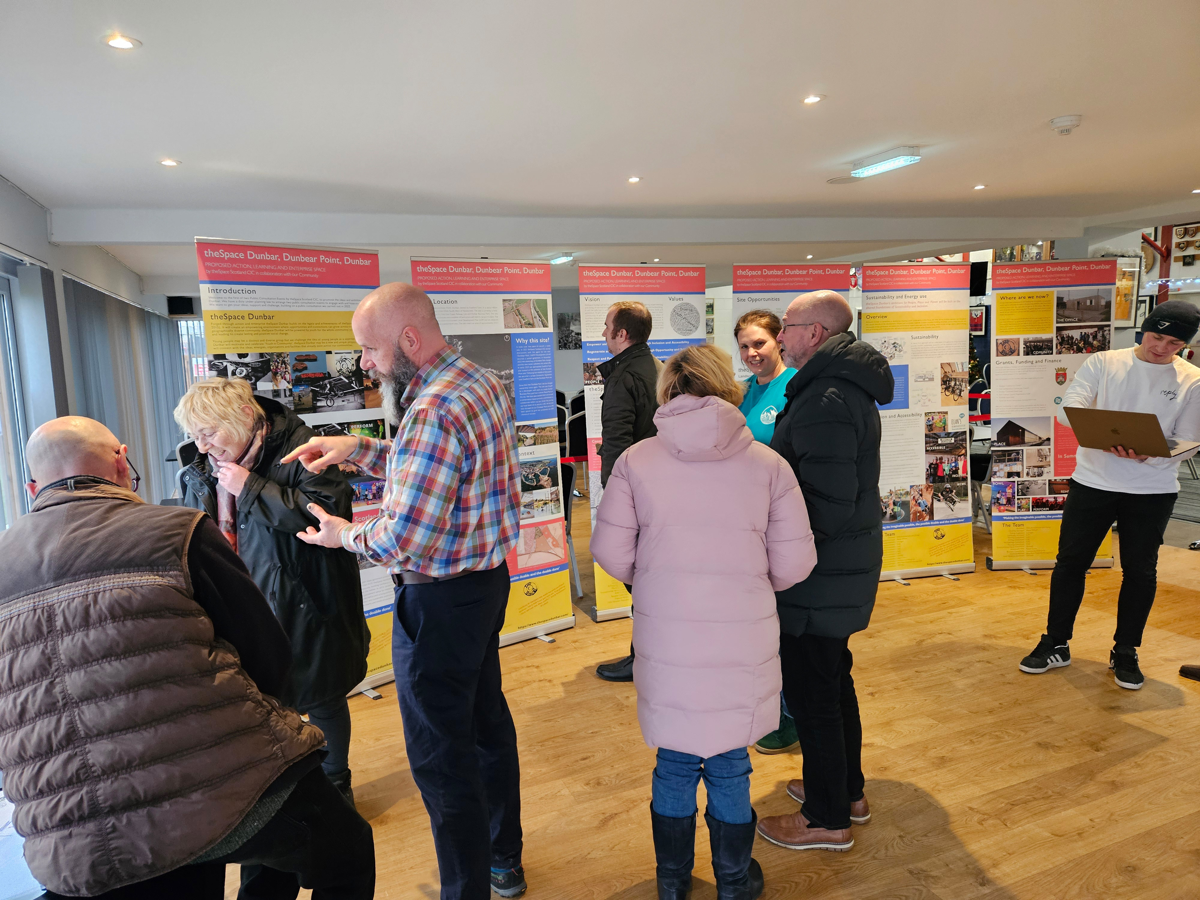 People standing in room