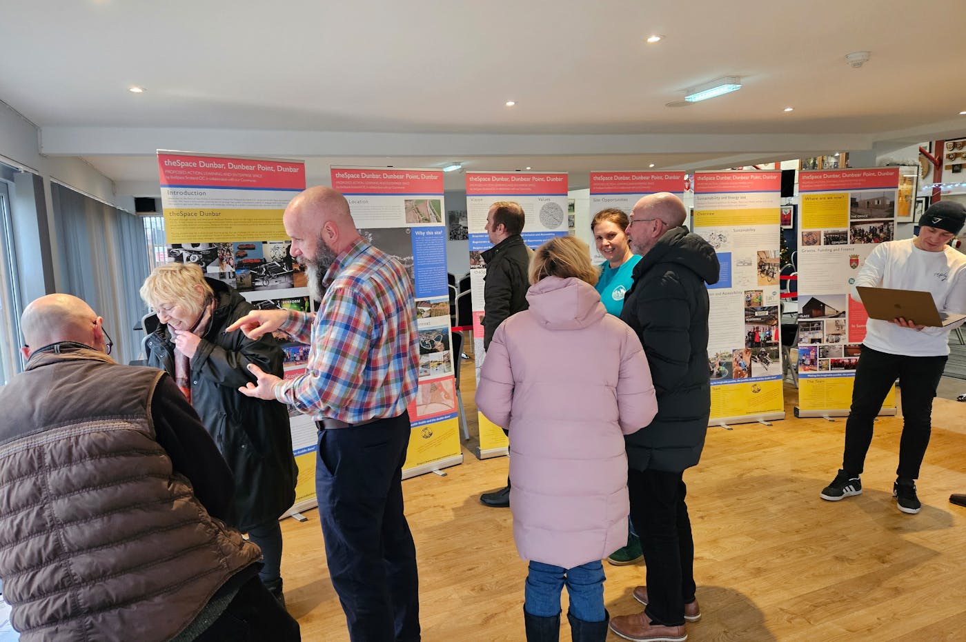 People standing in room