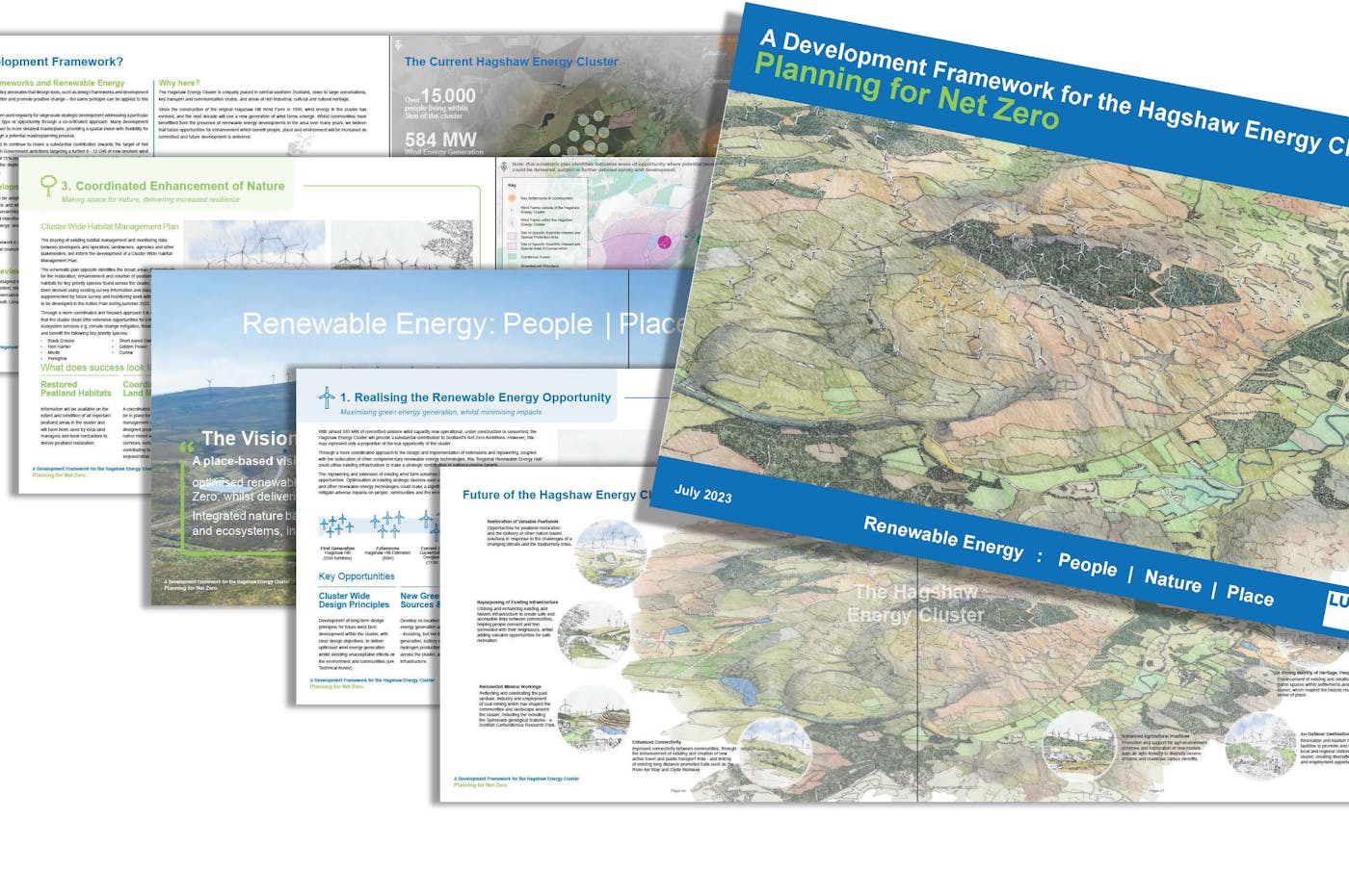 Graphic Illustration of the Hagshaw Energy Cluster