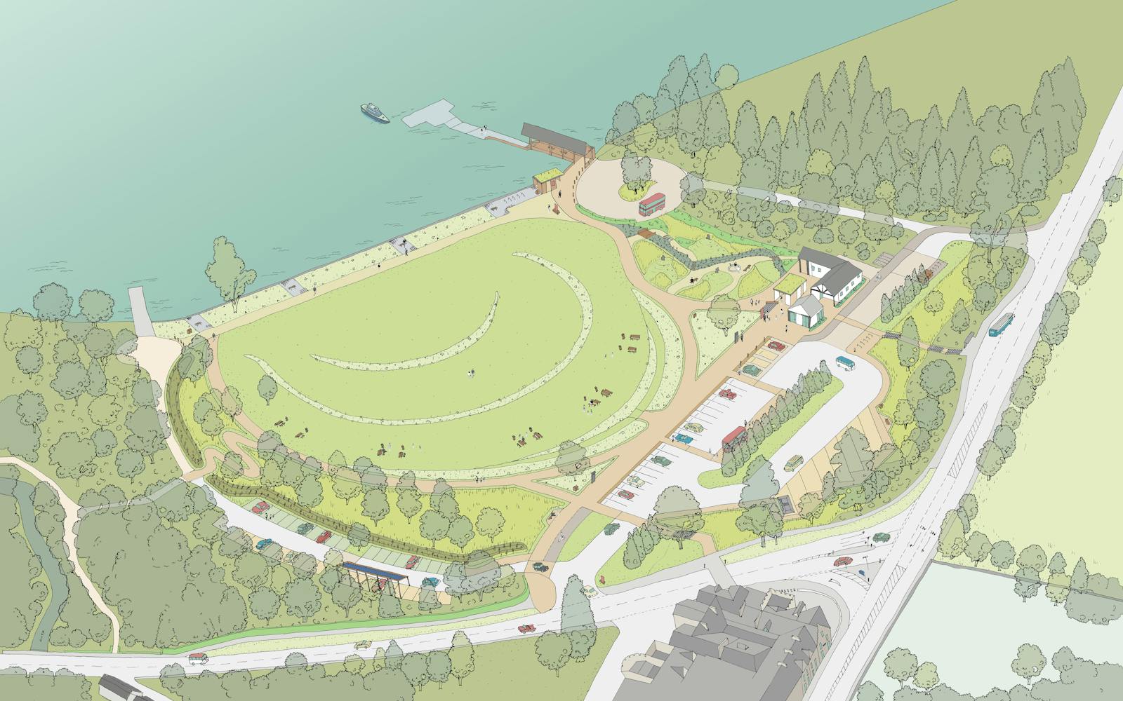 Tarbet aerial sketch