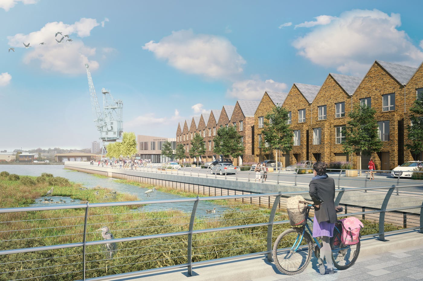 Rochester Riverside visualisation courtesy of BPTW architects