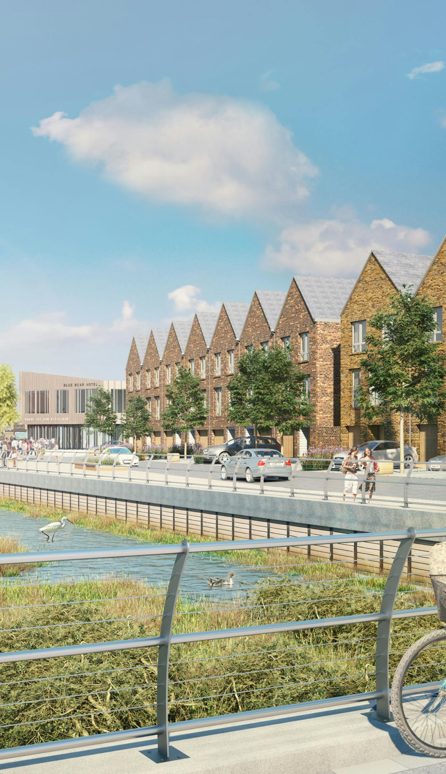 Rochester Riverside visualisation courtesy of BPTW architects