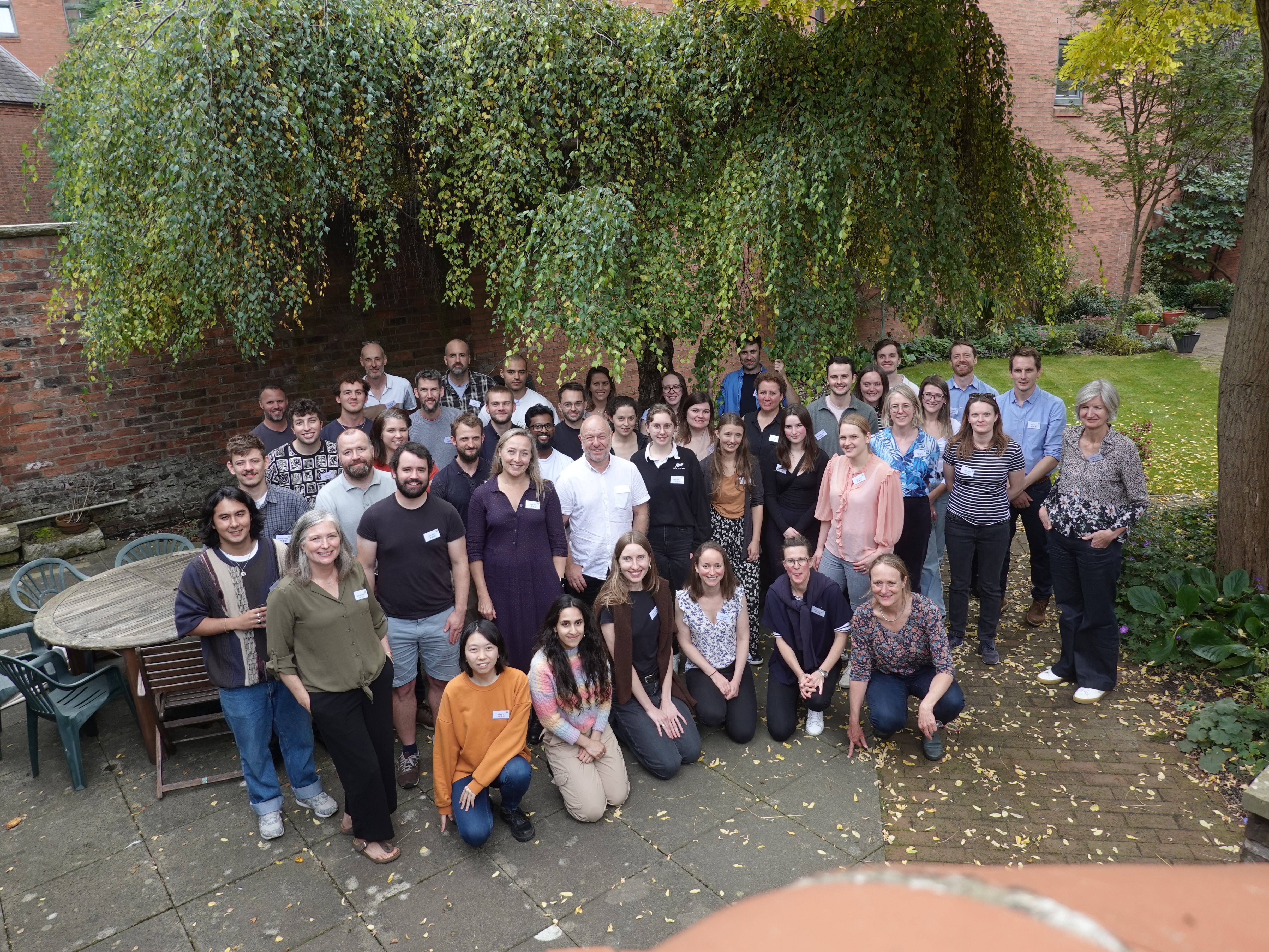 Large group of people outside