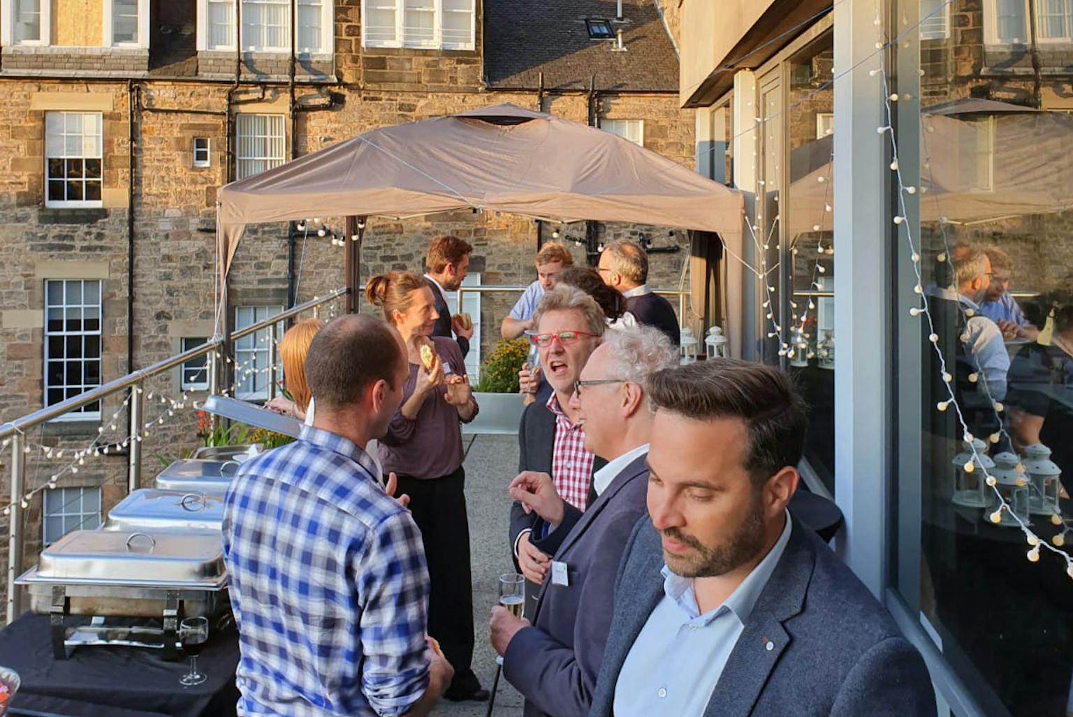 Edinburgh office opening event