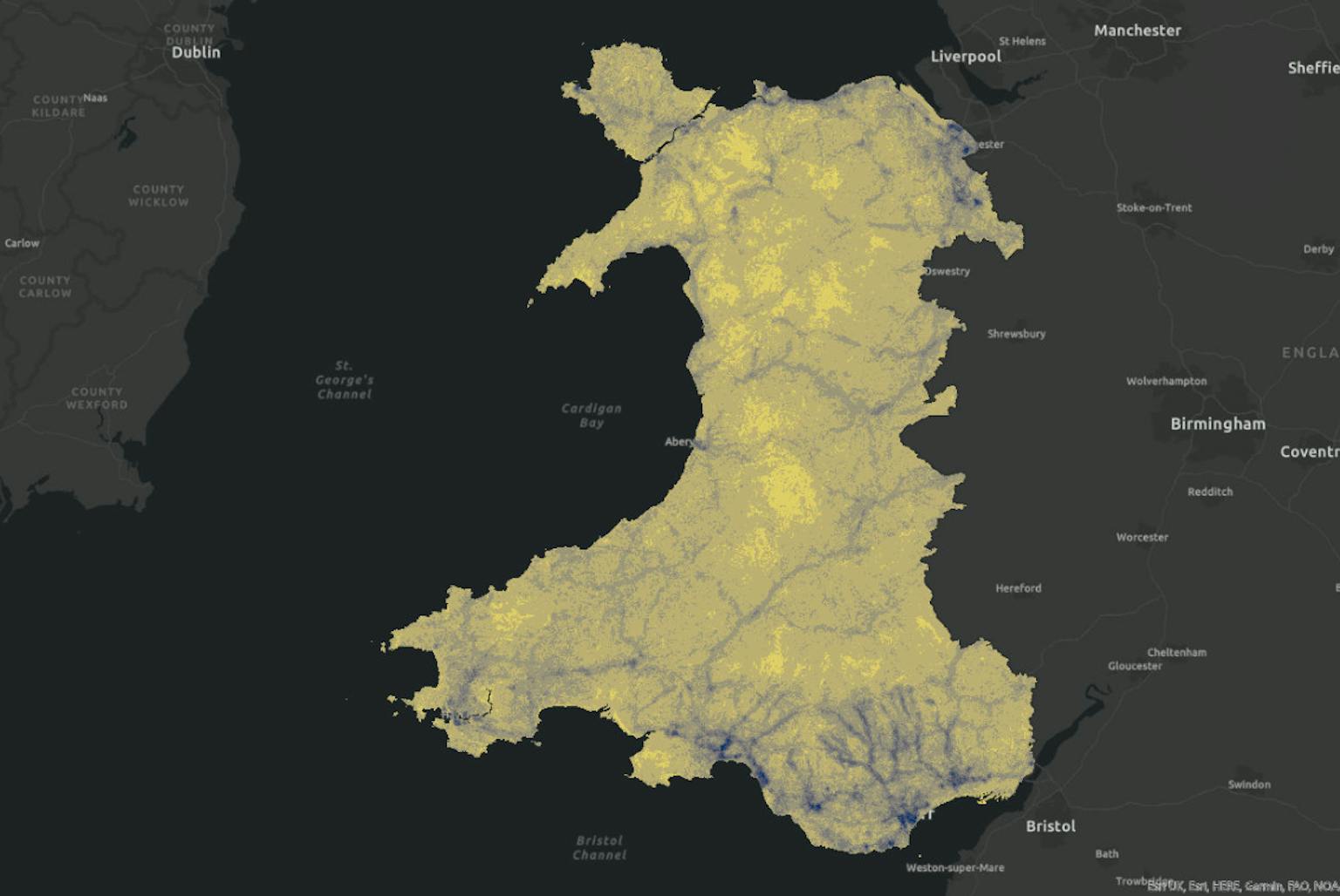 Visual tranquillity in Wales