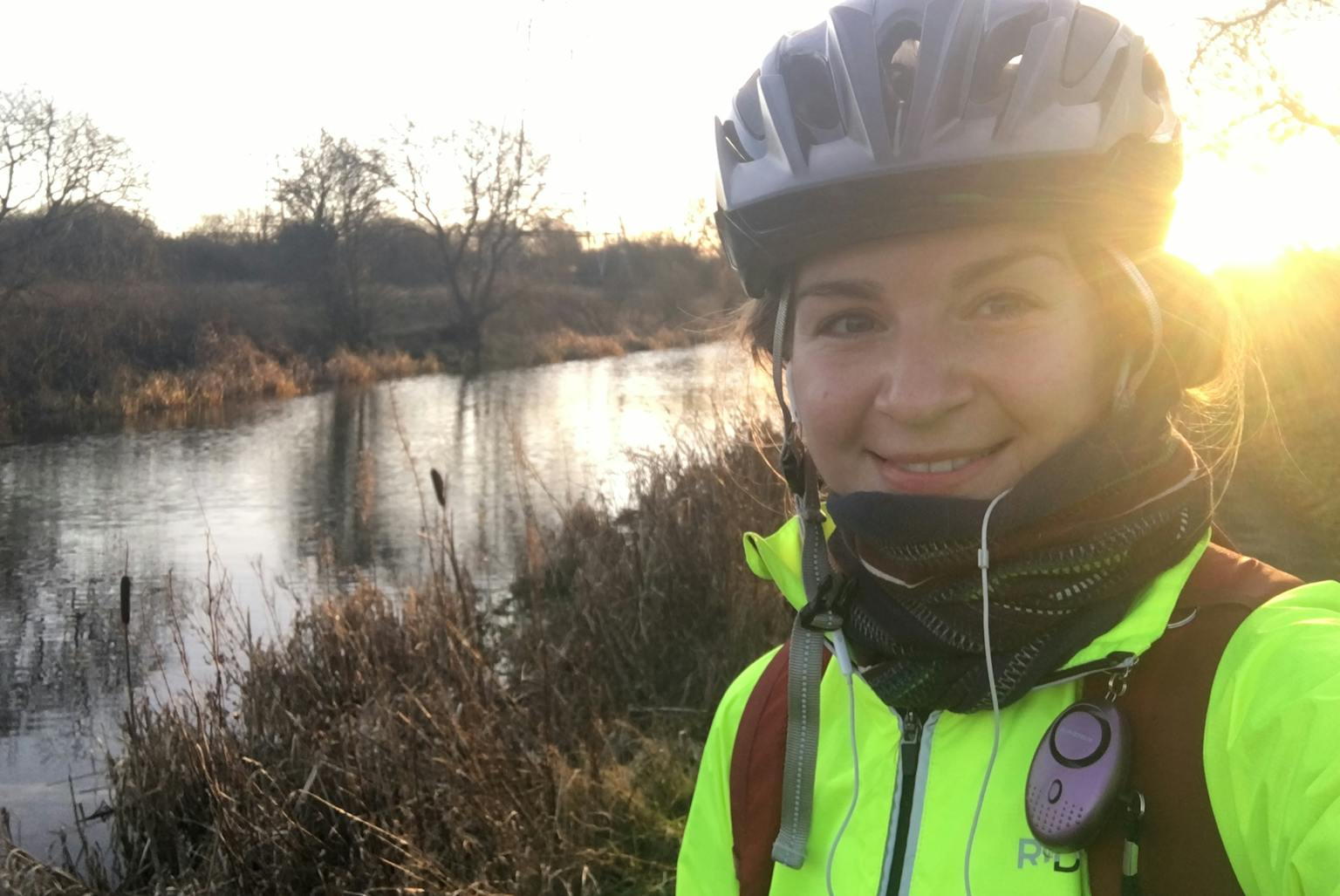 LUC ecologist Heather Lafferty is swapping her daily train commutes for a 30 km cycle ride for charity.