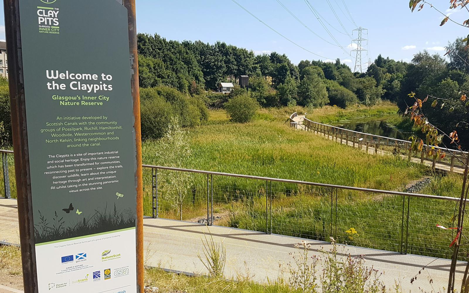 Claypits Entrance Sign