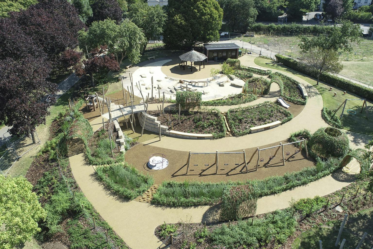 Gloucester Gate Playground, Regent's Park. Credit: Duncan & Grove