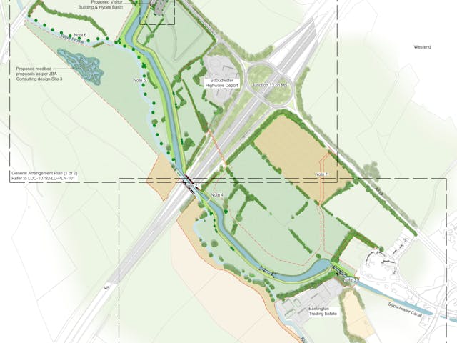 a map of a green space