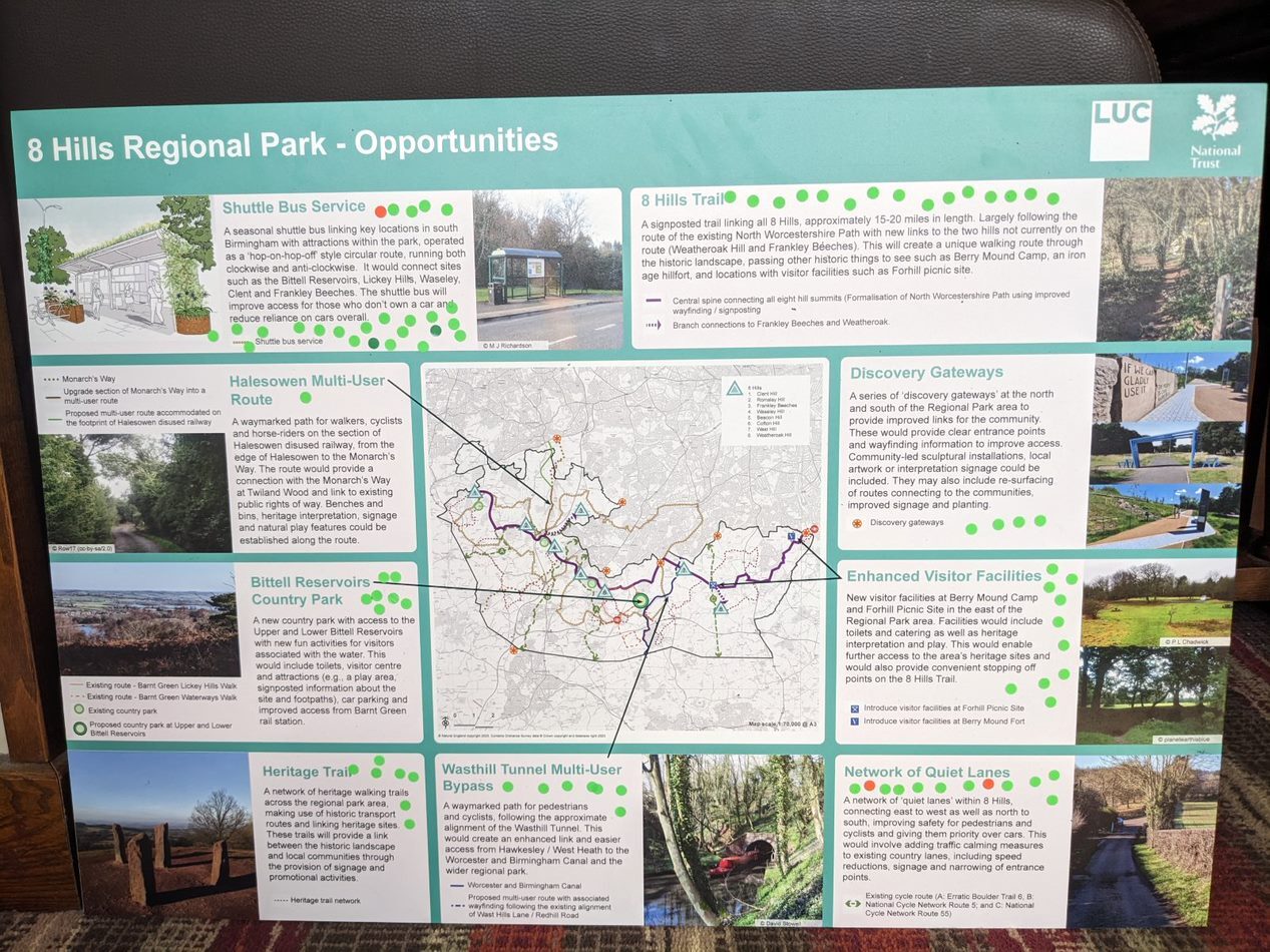 a poster with a map and text