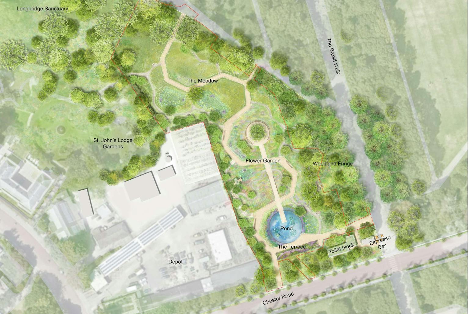 a map of a park