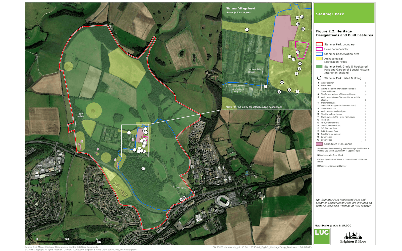 a map of a field