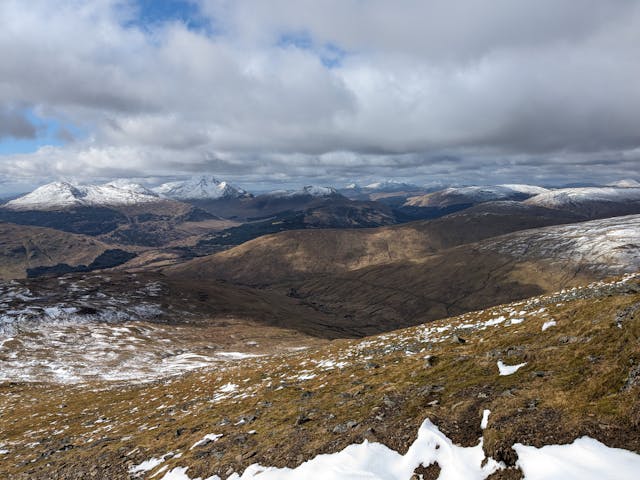 Mountain view from across Wild Strathfillan