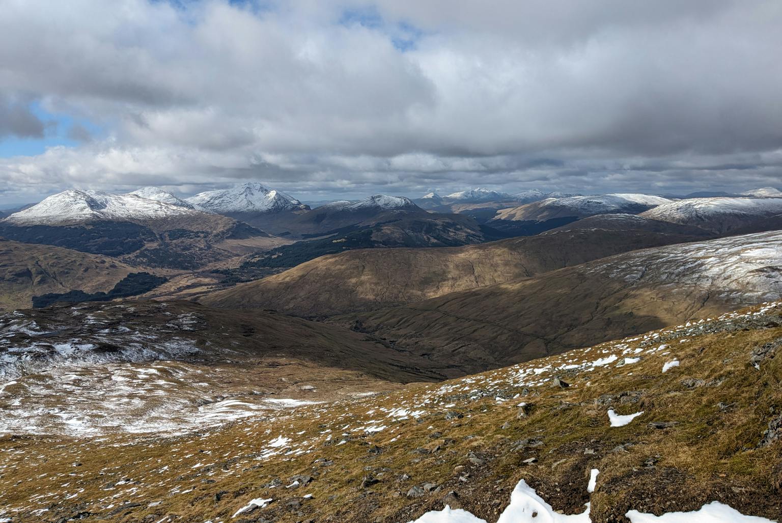 Mountain view from across Wild Strathfillan