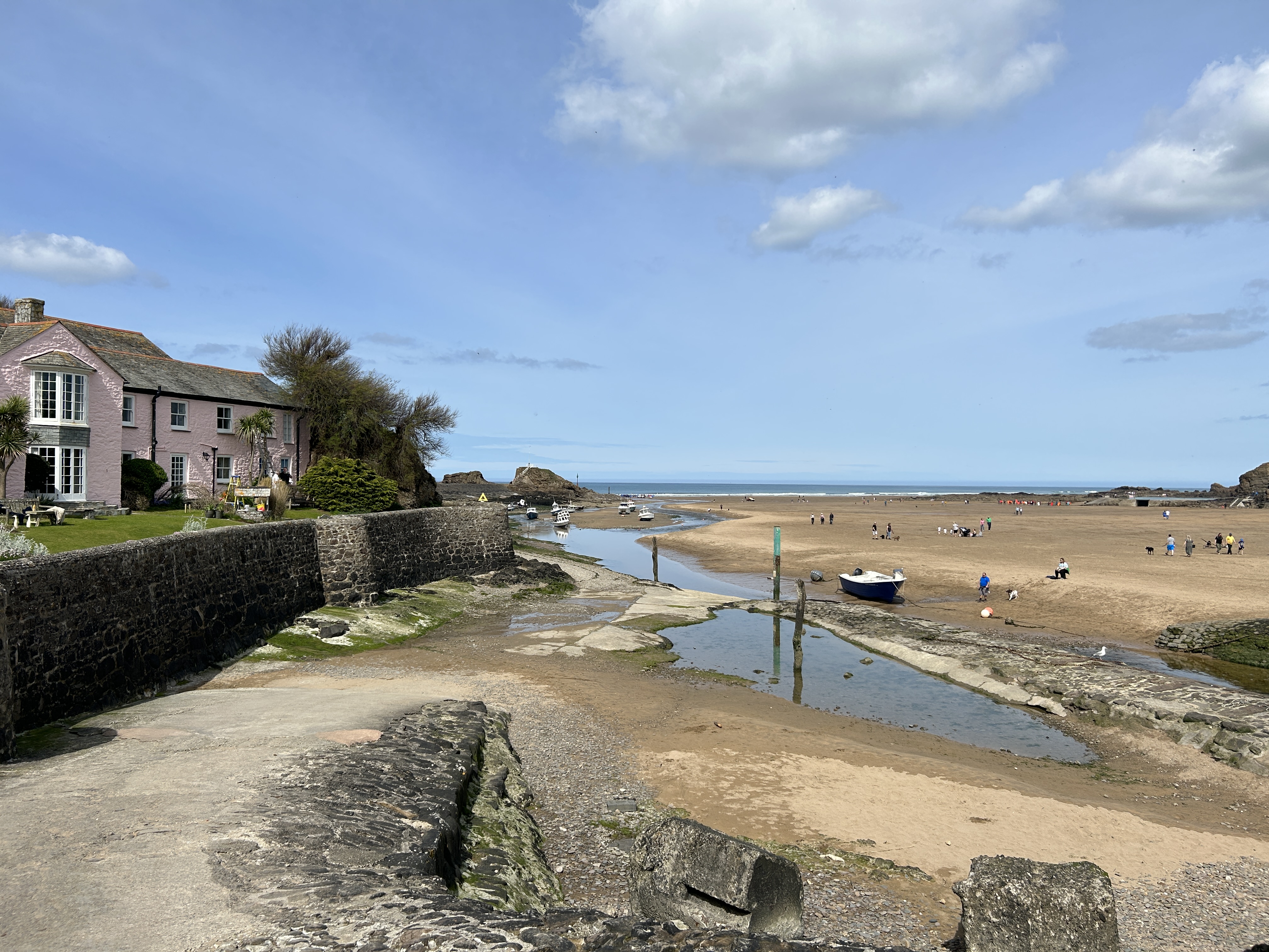 The waterfront in Bude