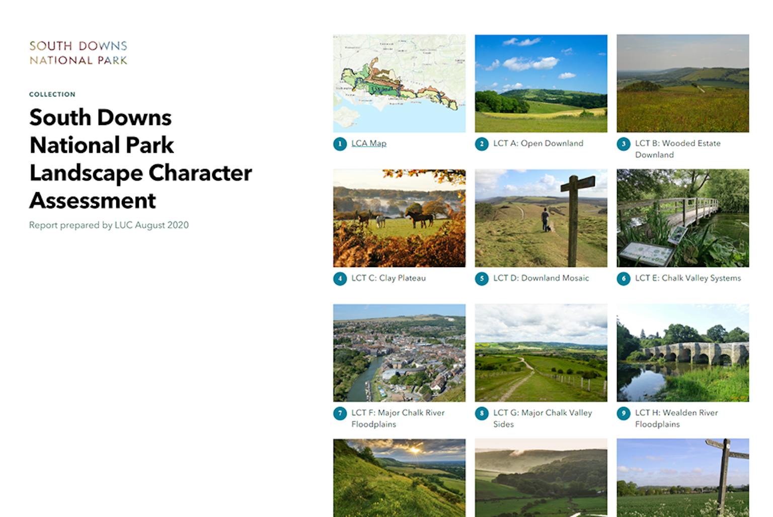 Landscape Character Assessment for South Downs National Park Authority