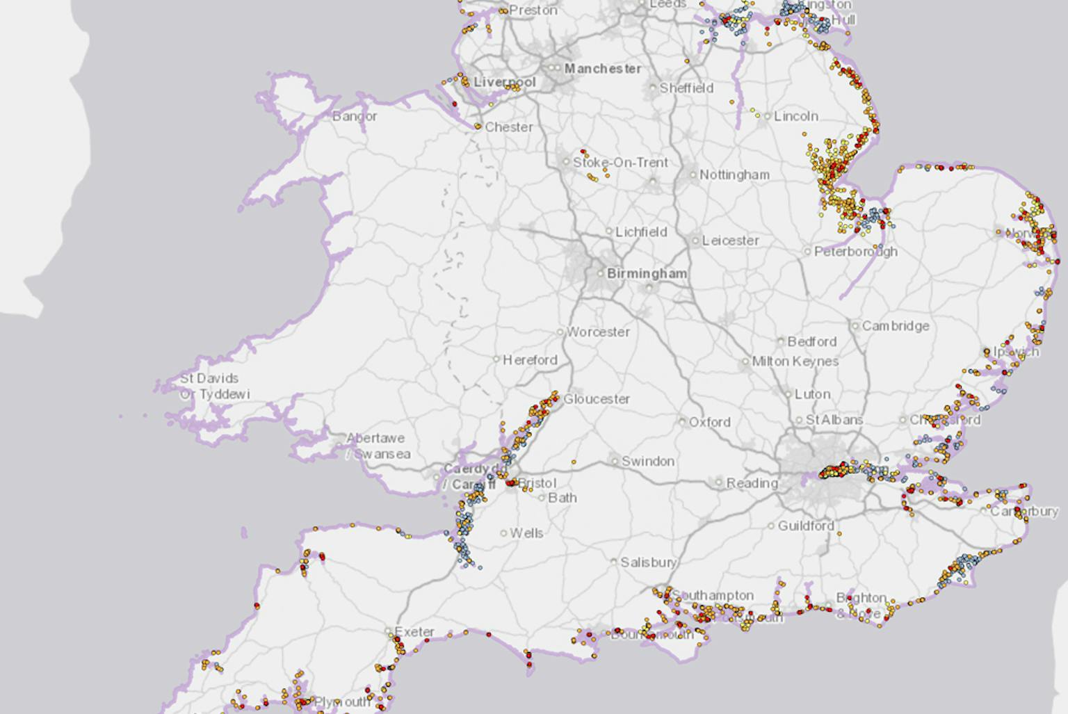 Increasing our understanding of heritage assets at risk from coastal processes in England