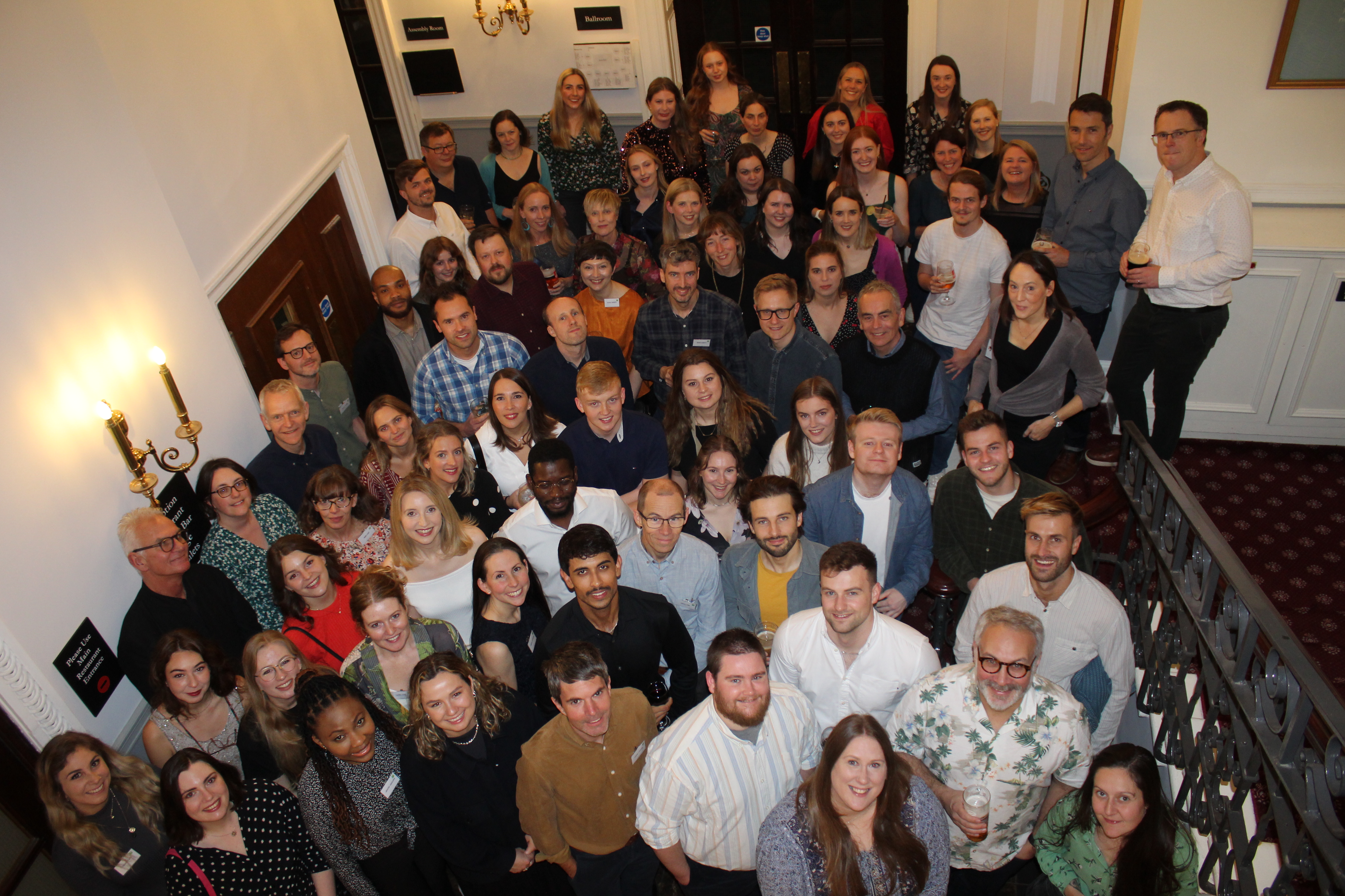 a large group of people