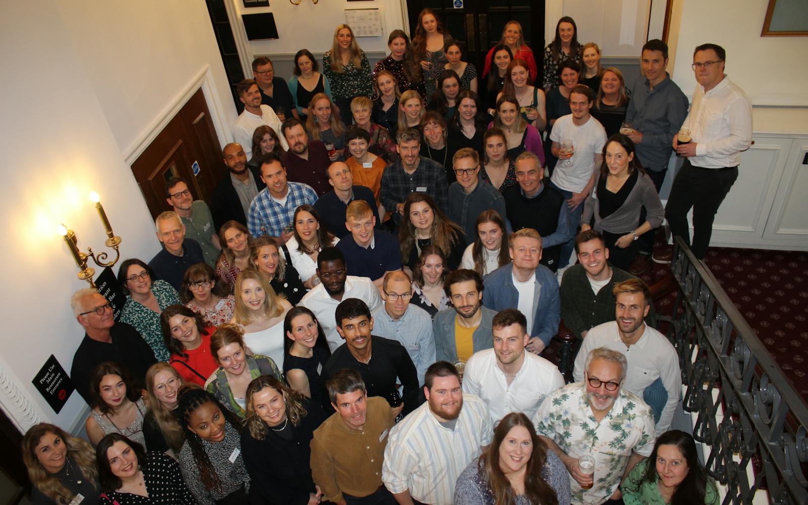 a large group of people