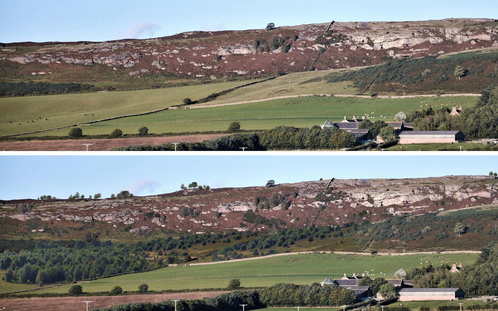 Two landscapes