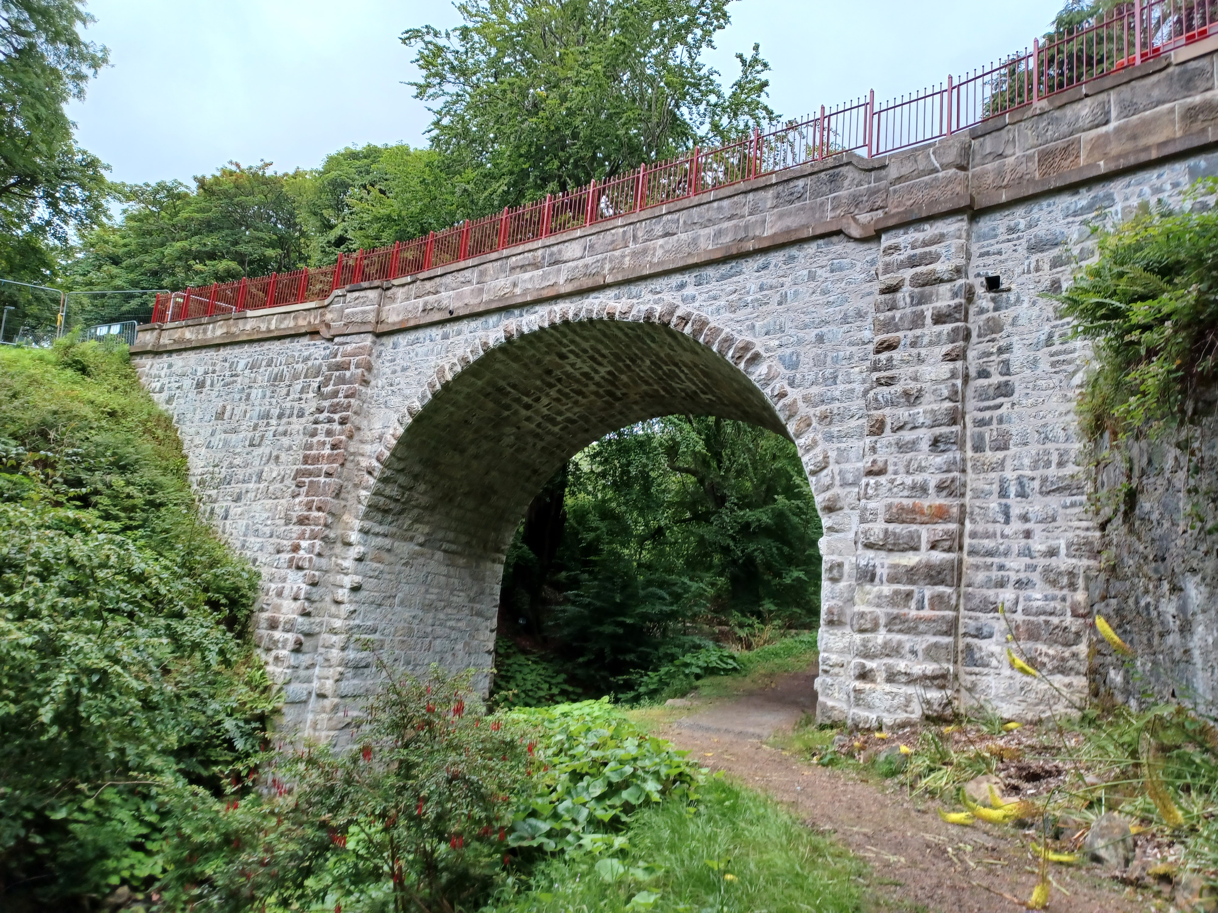 Stone bridge in rural area