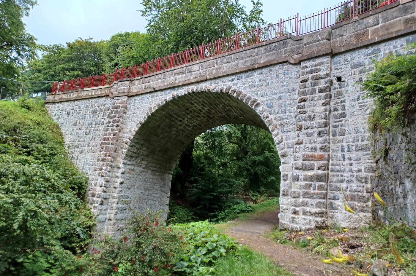 Stone bridge in rural area